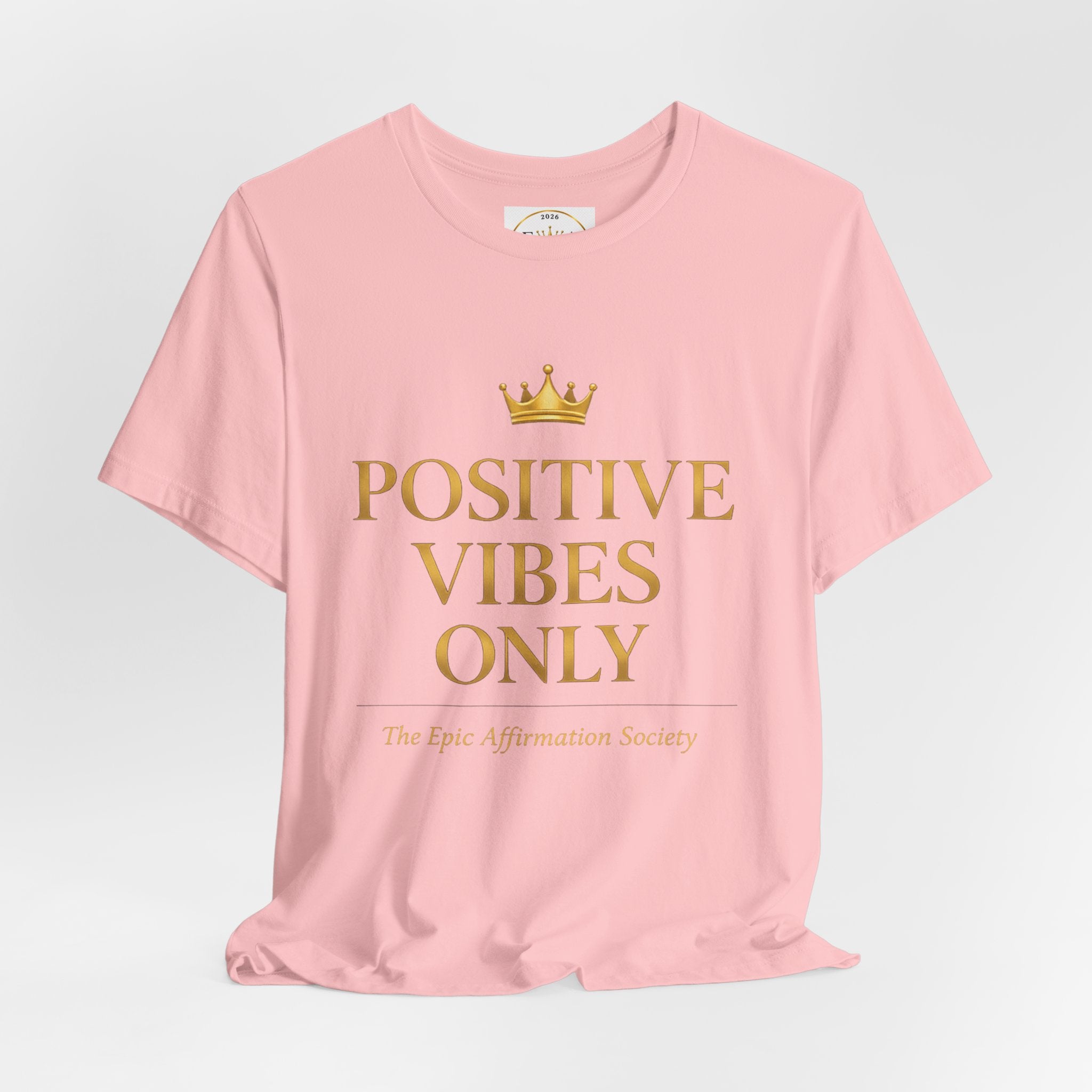 Divine Abundance Wisdom T‑Shirt — Inspirational Gold Foil Graphic Tee