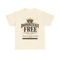 T-Shirt — "Unapologetically Free" Vintage Crown Tee (Est. 1865)