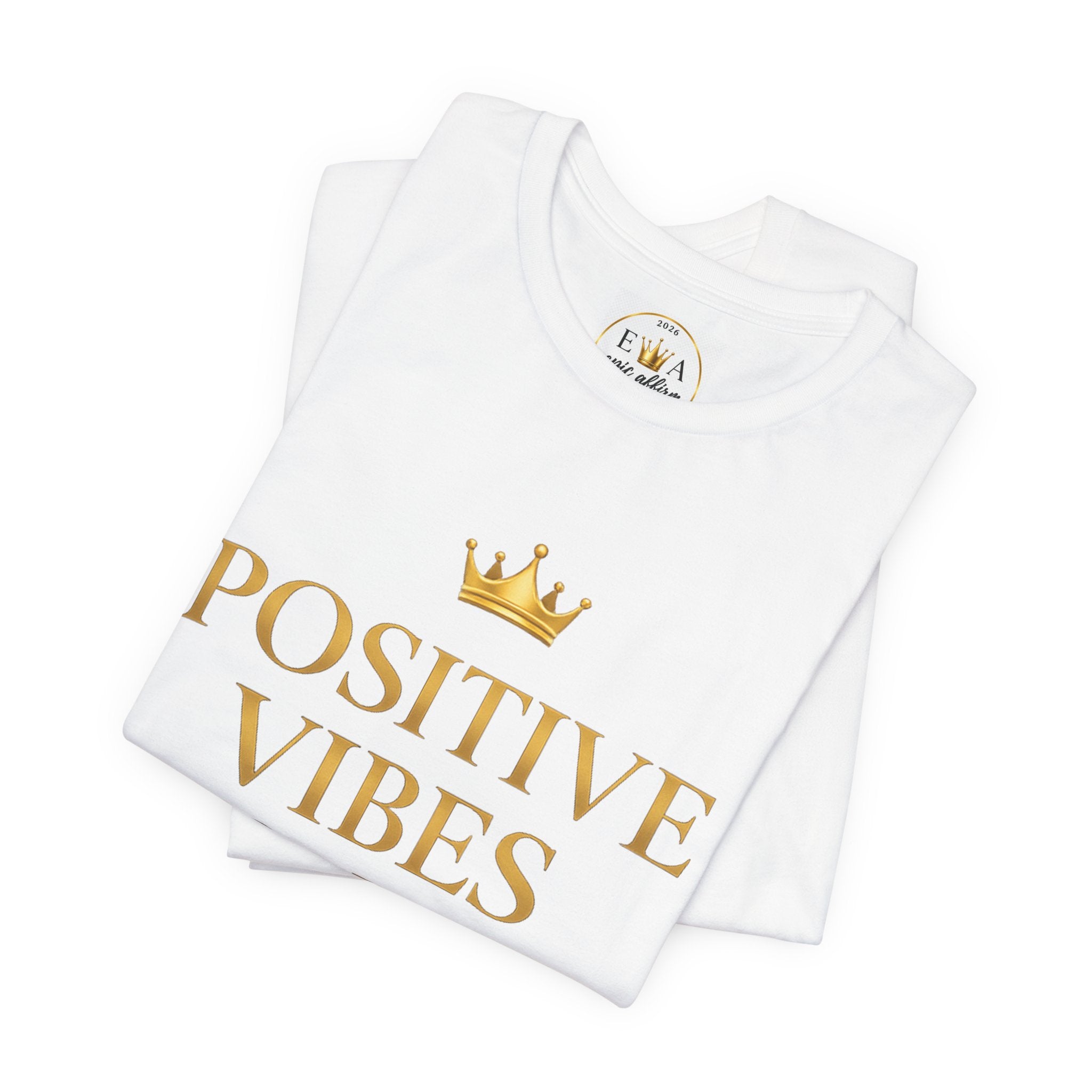 Divine Abundance Wisdom T‑Shirt — Inspirational Gold Foil Graphic Tee