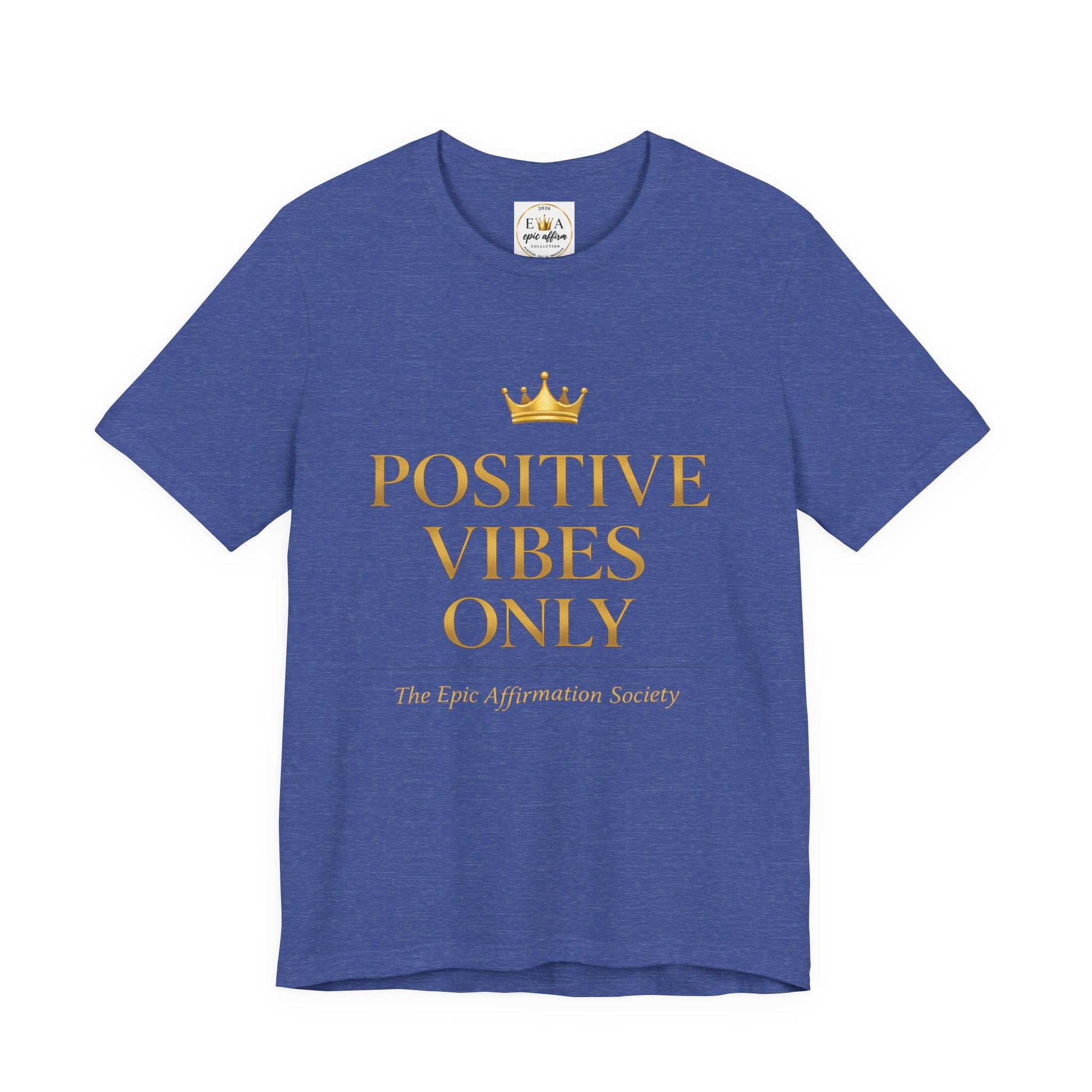 Divine Abundance Wisdom T‑Shirt — Inspirational Gold Foil Graphic Tee