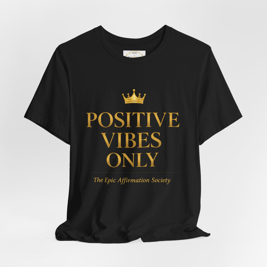 Divine Abundance Wisdom T‑Shirt — Inspirational Gold Foil Graphic Tee