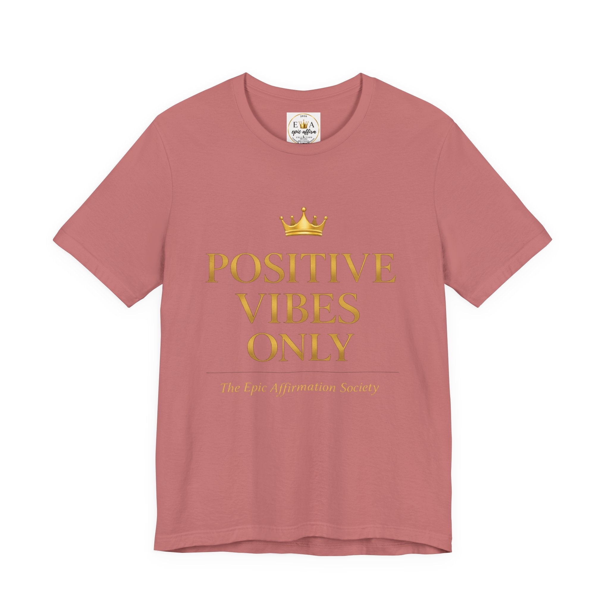 Divine Abundance Wisdom T‑Shirt — Inspirational Gold Foil Graphic Tee
