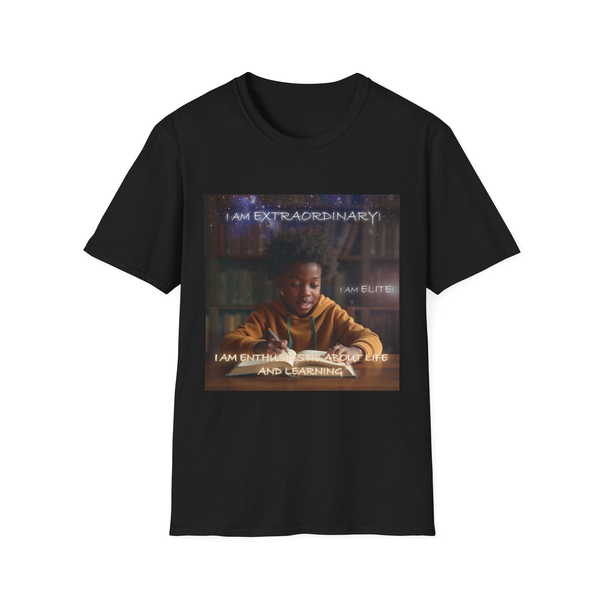 I Am Extraordinary T-Shirt | Inspirational Kids Reading Design