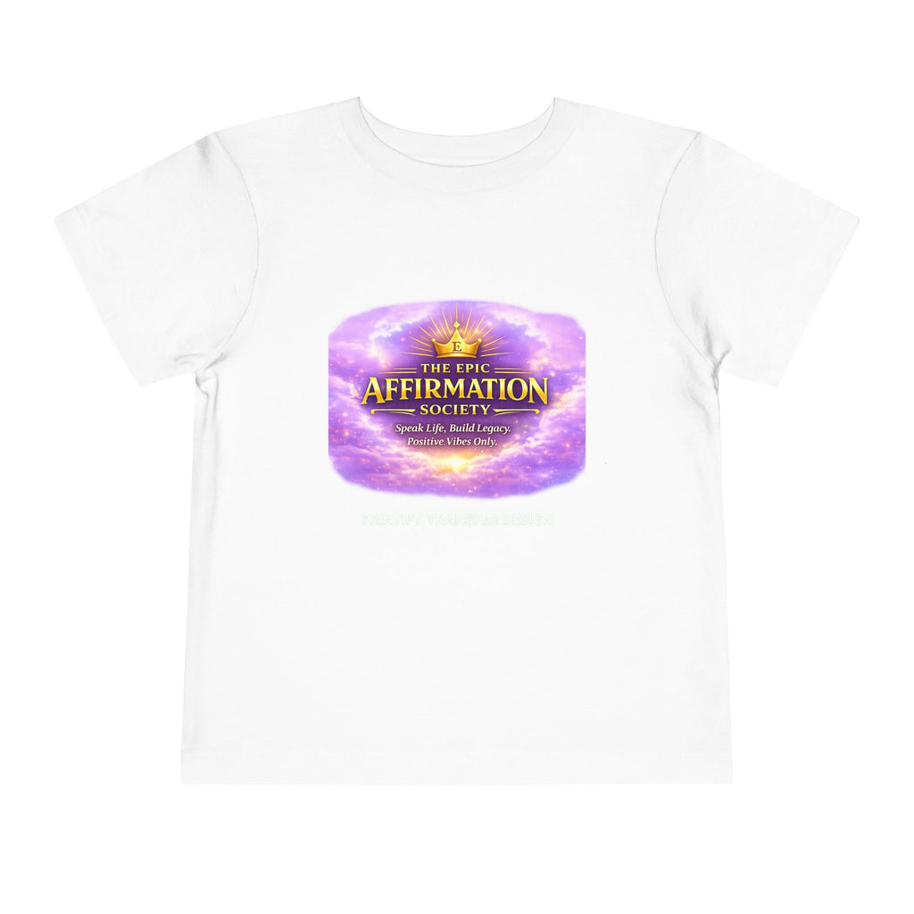 Toddler Tee — The Epic Affirmation Society (Purple Galaxy Crown)