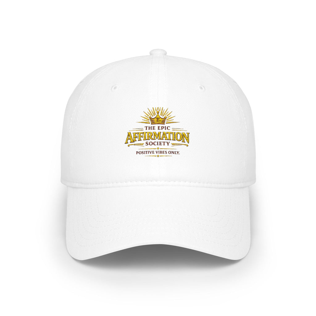 Affirmation Sun Embroidered Cap — Low Profile Baseball Hat