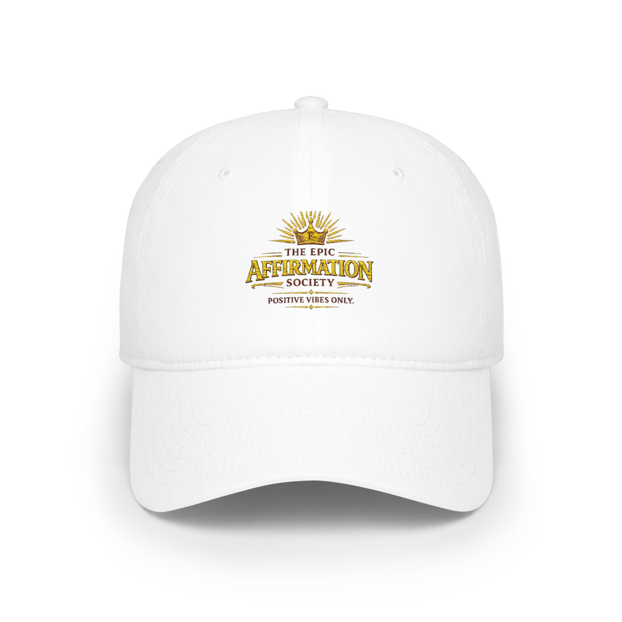 Affirmation Sun Embroidered Cap — Low Profile Baseball Hat