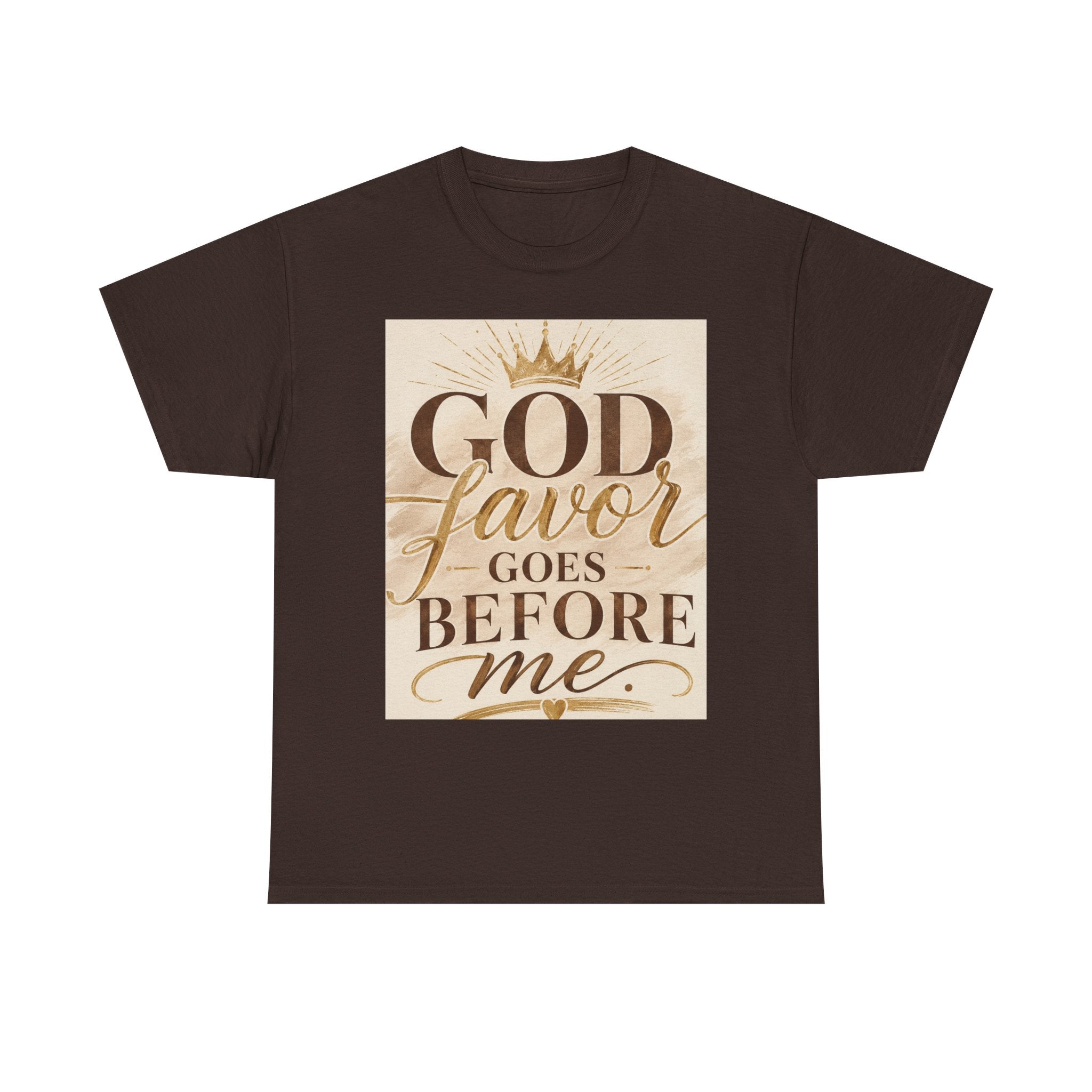 Faith Tee — "God's Favor Goes Before Me" Inspirational Christian T‑Shirt