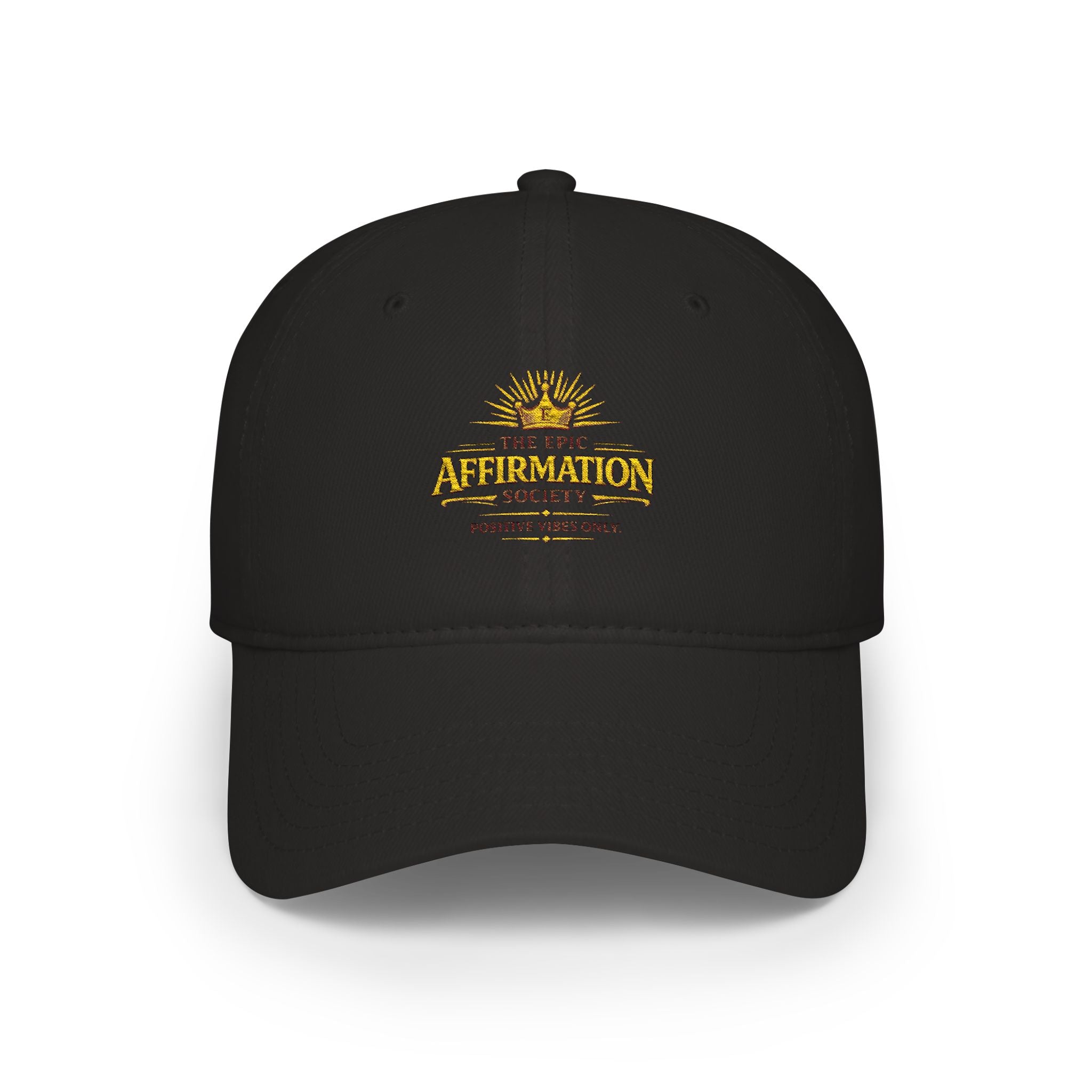 Affirmation Sun Embroidered Cap — Low Profile Baseball Hat