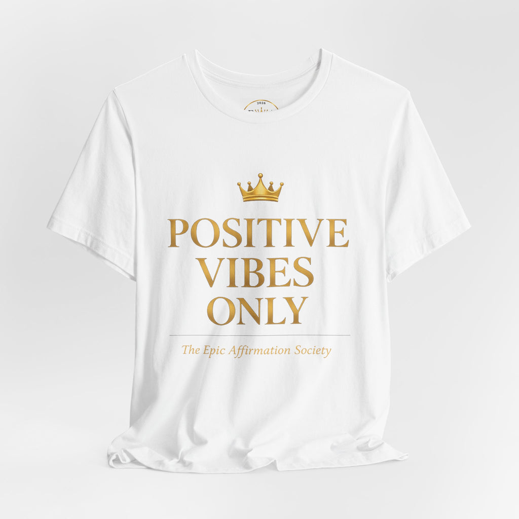 Divine Abundance Wisdom T‑Shirt — Inspirational Gold Foil Graphic Tee