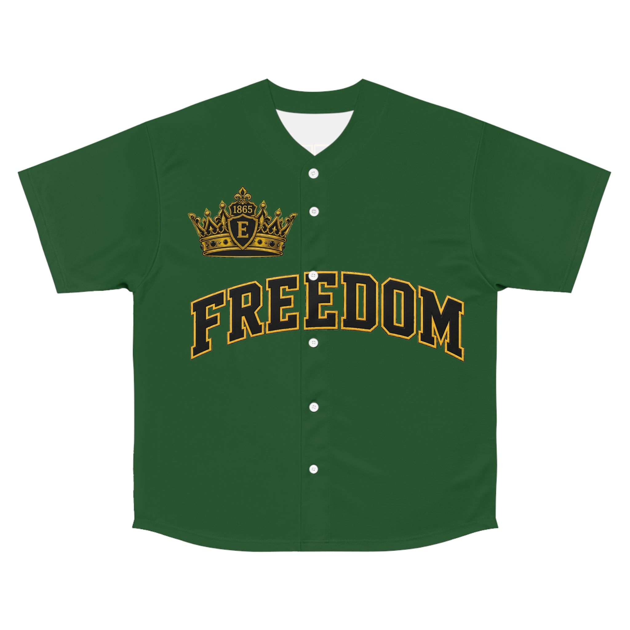 Copy of Juneteenth 'Freedom' Baseball Jersey - Green Number 19