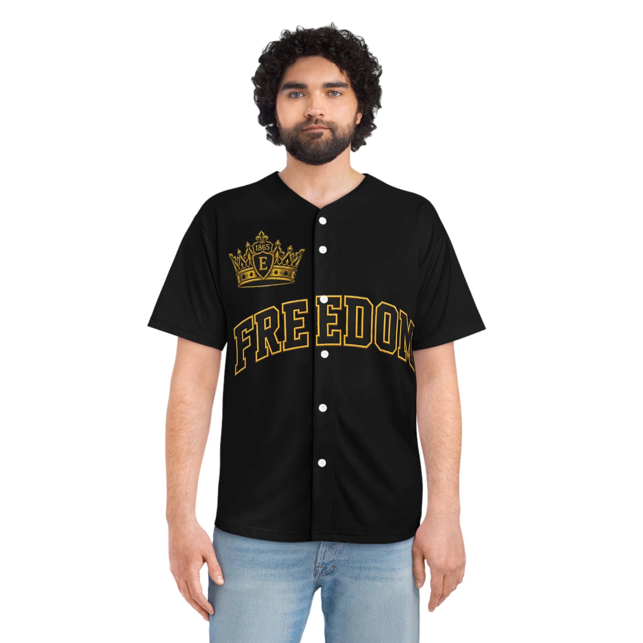 Copy of Copy of Juneteenth 'Freedom' Baseball Jersey - Green Number 19