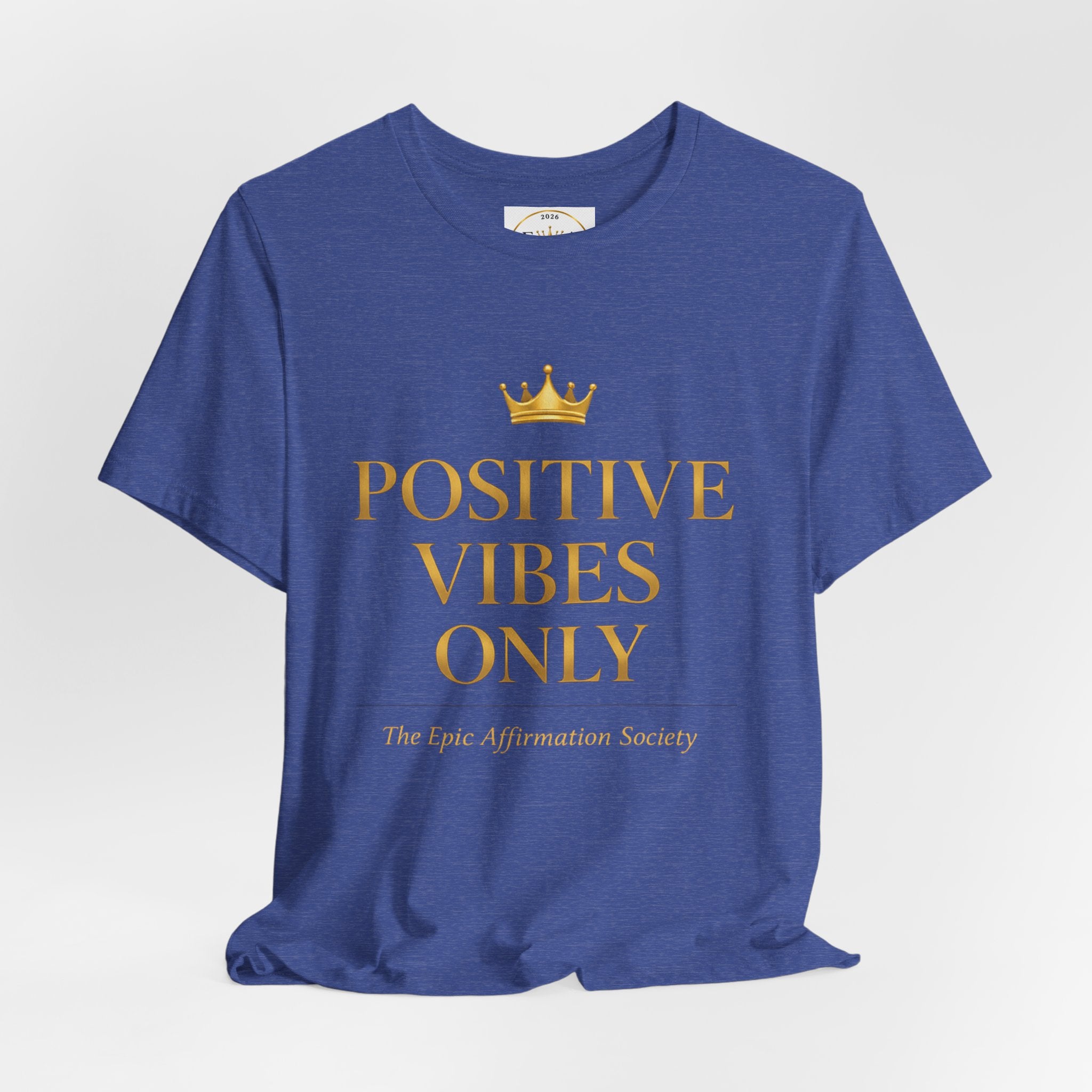 Divine Abundance Wisdom T‑Shirt — Inspirational Gold Foil Graphic Tee