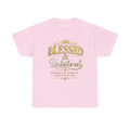 Blessed & Unbothered T‑Shirt — "Nothing Can Shame Me, God's Got Me" Christian Faith Tee