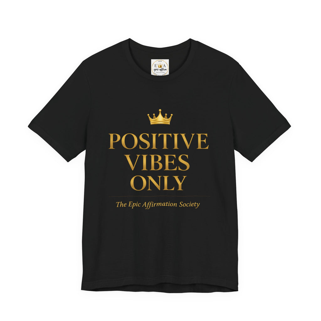 Divine Abundance Wisdom T‑Shirt — Inspirational Gold Foil Graphic Tee