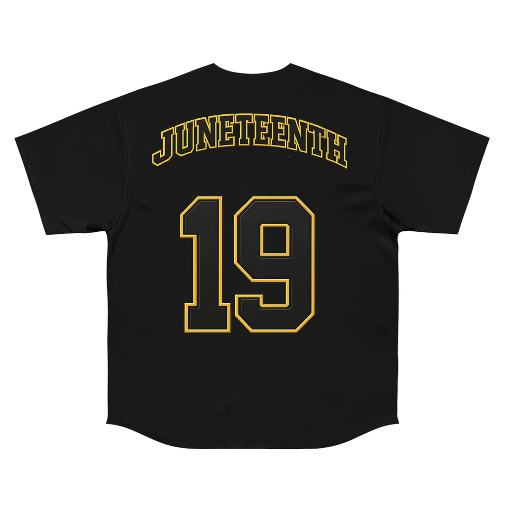 Copy of Copy of Juneteenth 'Freedom' Baseball Jersey - Green Number 19