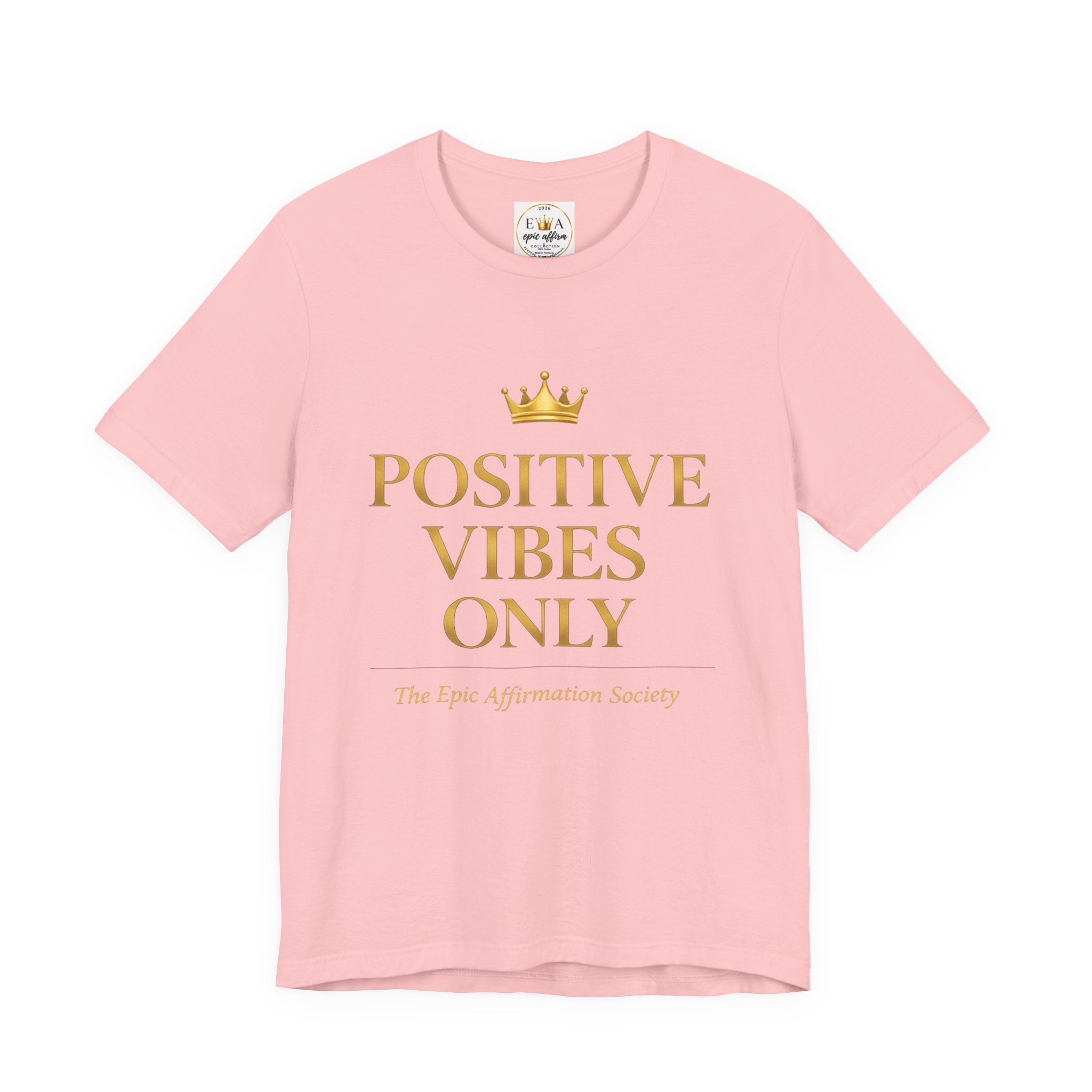Divine Abundance Wisdom T‑Shirt — Inspirational Gold Foil Graphic Tee