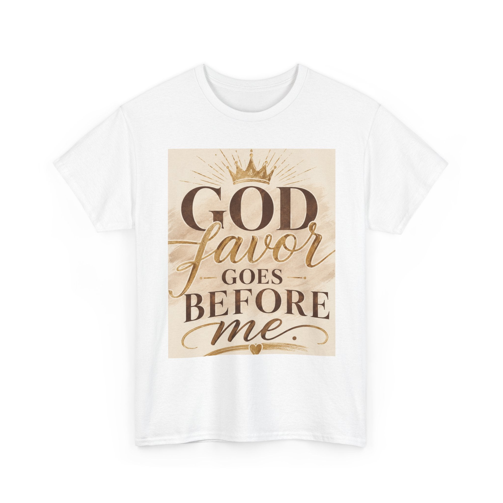 Faith Tee — "God's Favor Goes Before Me" Inspirational Christian T‑Shirt