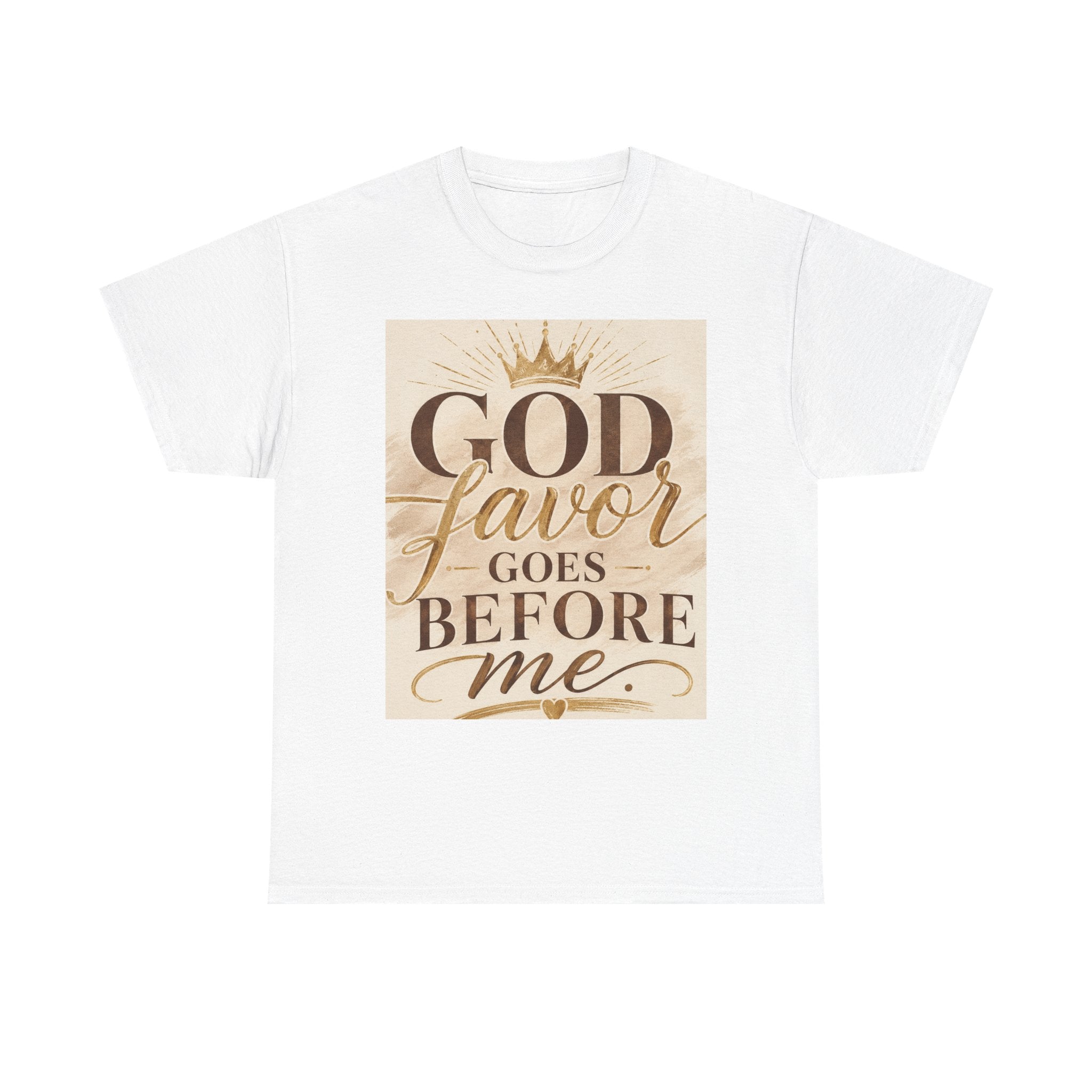 Faith Tee — "God's Favor Goes Before Me" Inspirational Christian T‑Shirt